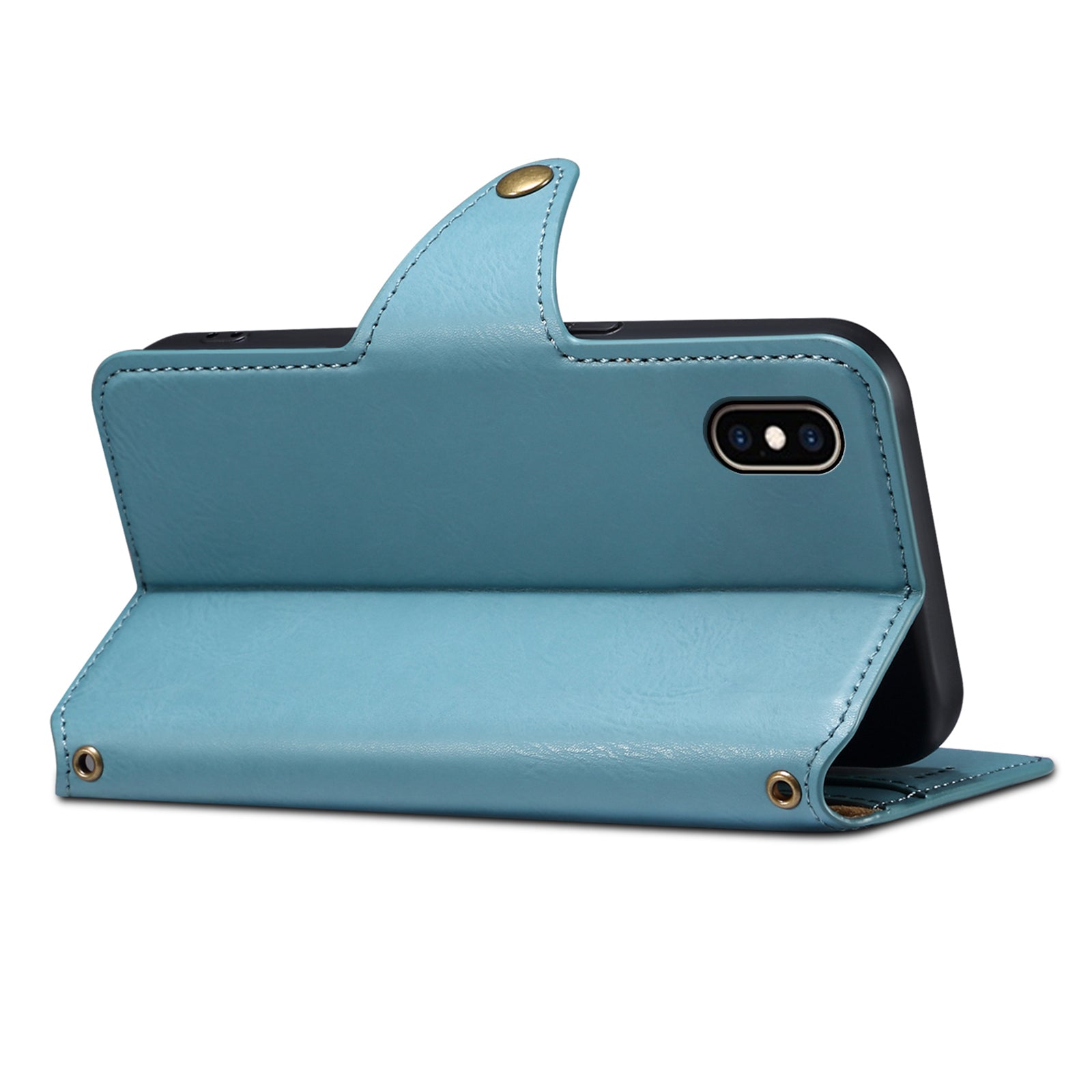 DENIOR For iPhone XS Max Case Wallet Stand Leather Phone Cover Protector DENIOR For iPhone XS Max Case Wallet Stand Leather Phone Cover Protector